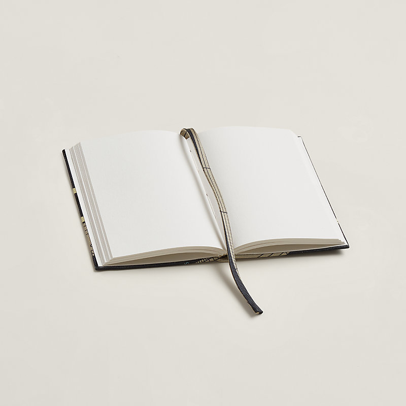 Caderno em seda Zodiaque, modelo míni