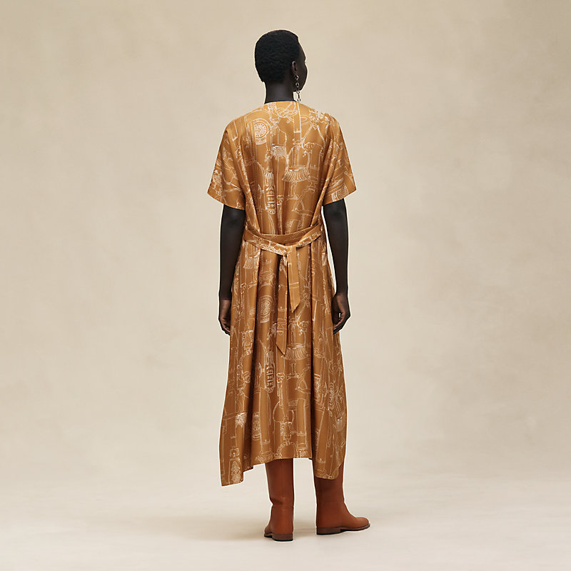 Caftan classique imprimé «&nbsp;Etriers Remix&nbsp;»