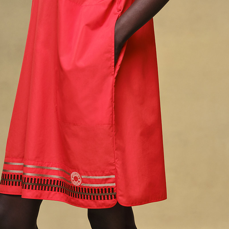 Caftan de plage brodé