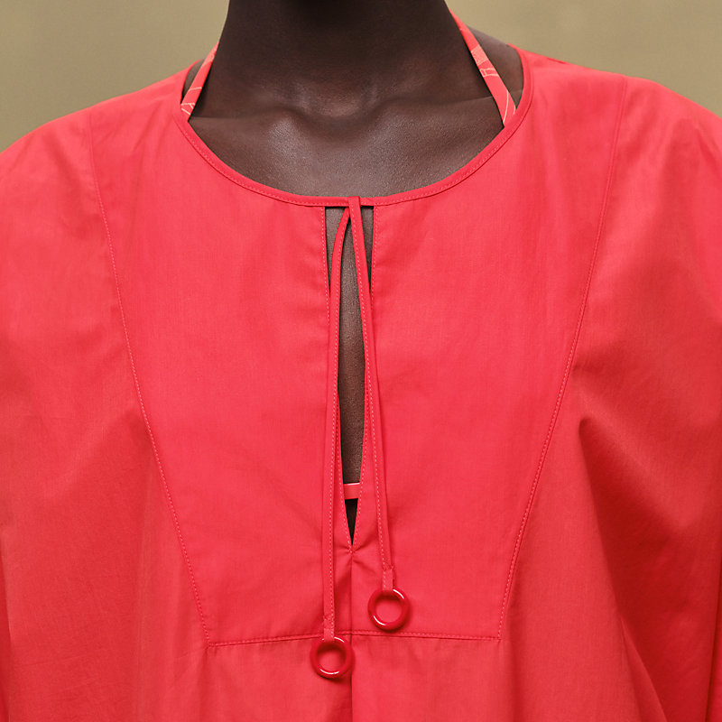 Caftan de plage brodé