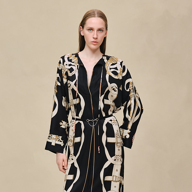 Caftan imprimé «&nbsp;Ferronnerie Remix&nbsp;»