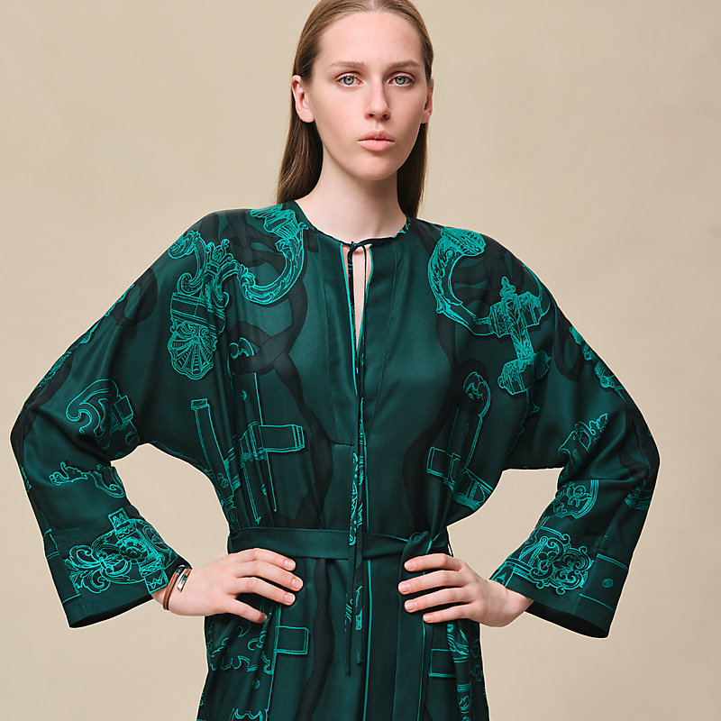 Caftan imprimé «&nbsp;Ferronnerie Remix&nbsp;»