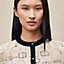 “Cahier du Colporteur” 버튼 가디건, 보기: 이미지: 제품 착용 이미지, worn, 4개 중 5번째 보기