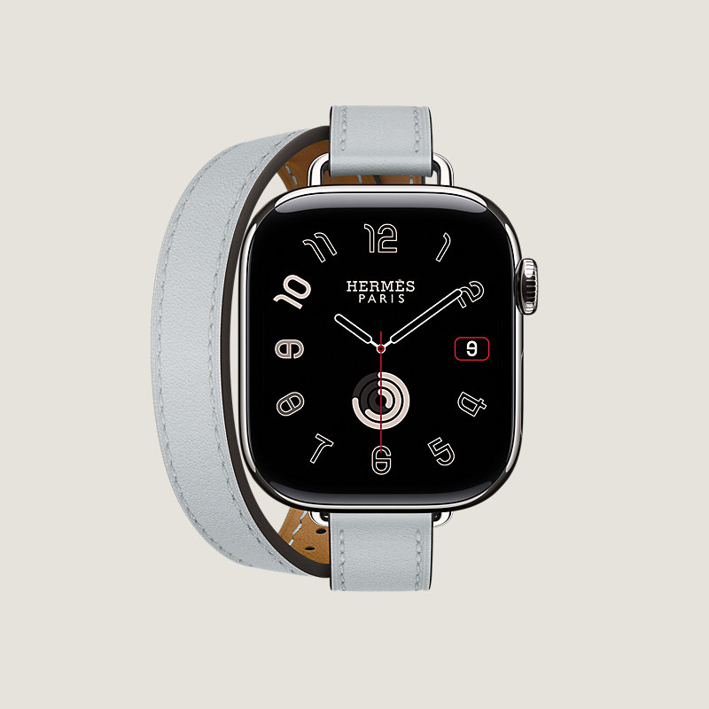 Caja Series 10 & Correa Apple Watch Hermès Double Tour 42 mm Attelage