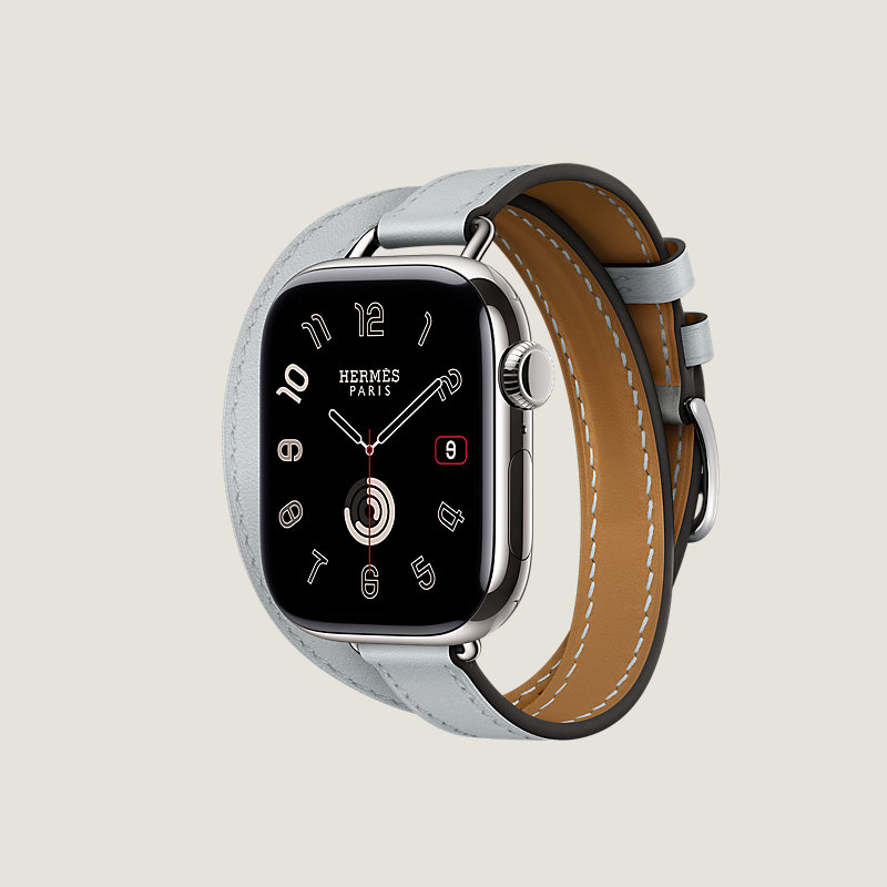 Caja Series 10 & Correa Apple Watch Hermès Double Tour 42 mm Attelage