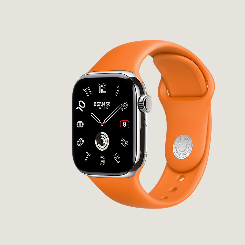 Caja Series 10 & Correa Apple Watch Hermès Single Tour 42 mm Twill Jump Attelage