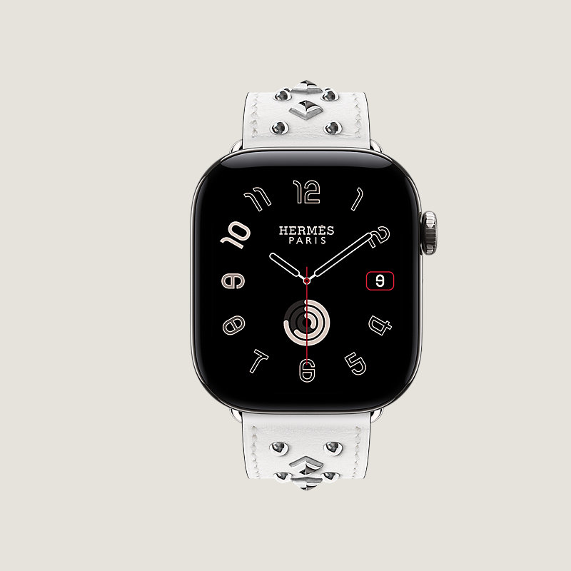 Caja Series&nbsp;12 & Correa Apple Watch Hermès Single Tour 42&nbsp;mm Clou Médor Rock, Vista: vista de frente, vista 1 de 3