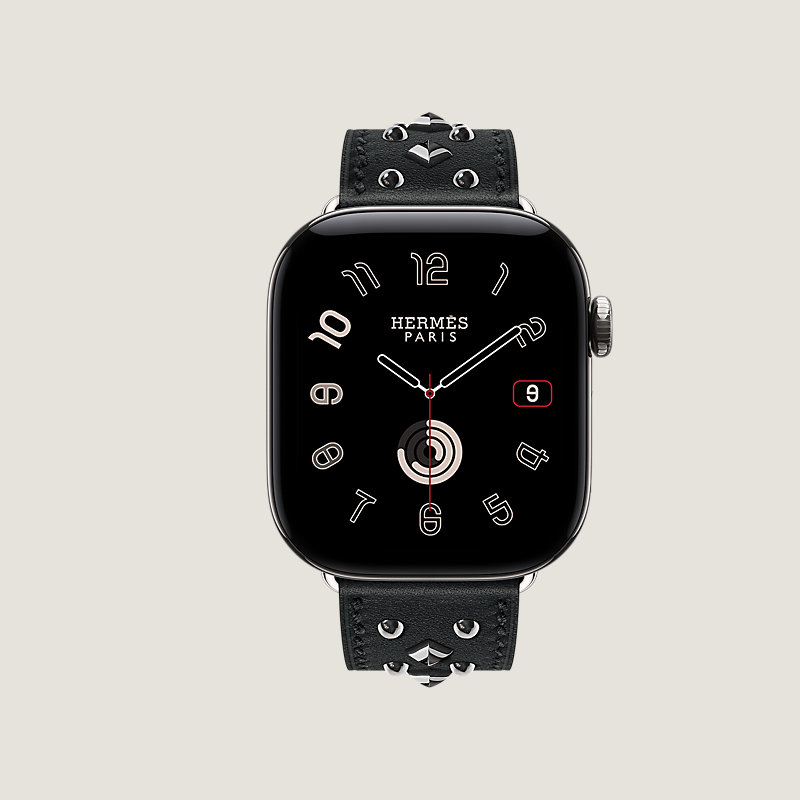 Caja Series&nbsp;12 & Correa Apple Watch Hermès Single Tour 42&nbsp;mm Clou Médor Rock, Vista: vista de frente, vista 1 de 3