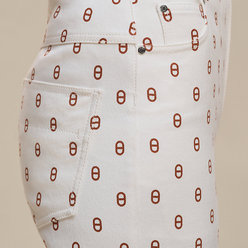 Calça bootcut "Chaîne d'Ancre"