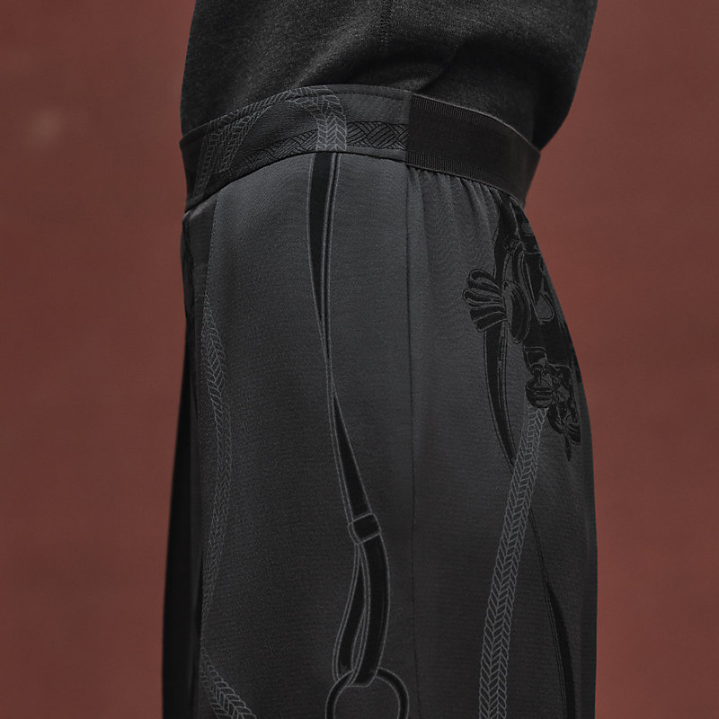 Calça estilo pijama "Palefroi Remix"