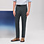 Calça Saint Germain com aba em couro, Exibir: Sendo usado, worn, visualizar 2 de 4