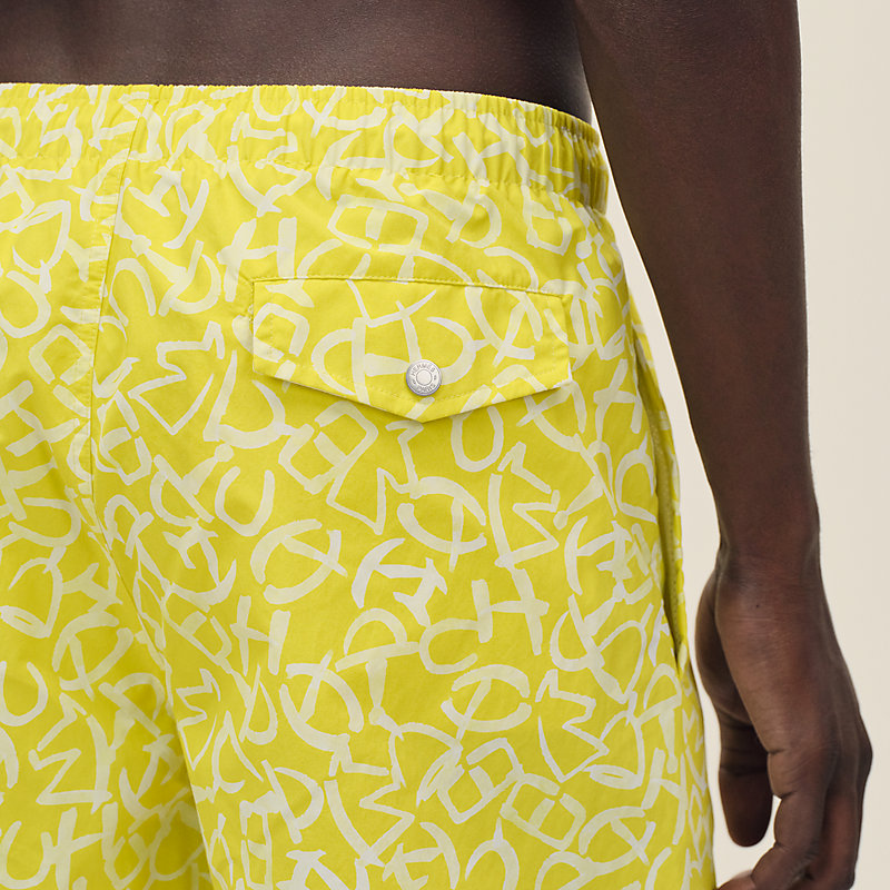 "Calligraphie Equestre" swim trunks