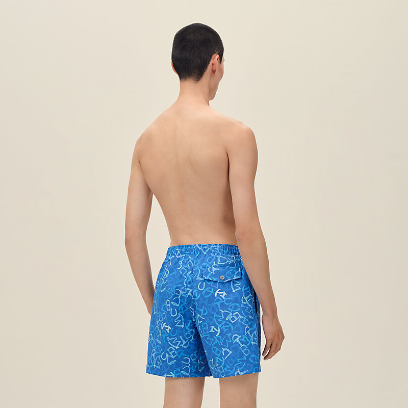 "Calligraphie Equestre" swim trunks