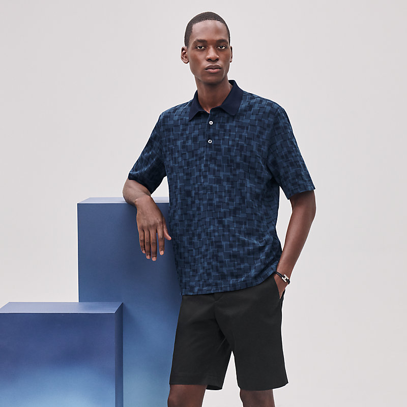 大人カジュアル♪【HERMES】「Calques en H」Tシャツ Calques en H