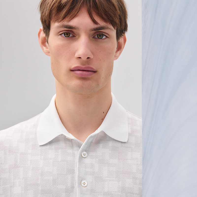 "Calques en H" polo shirt