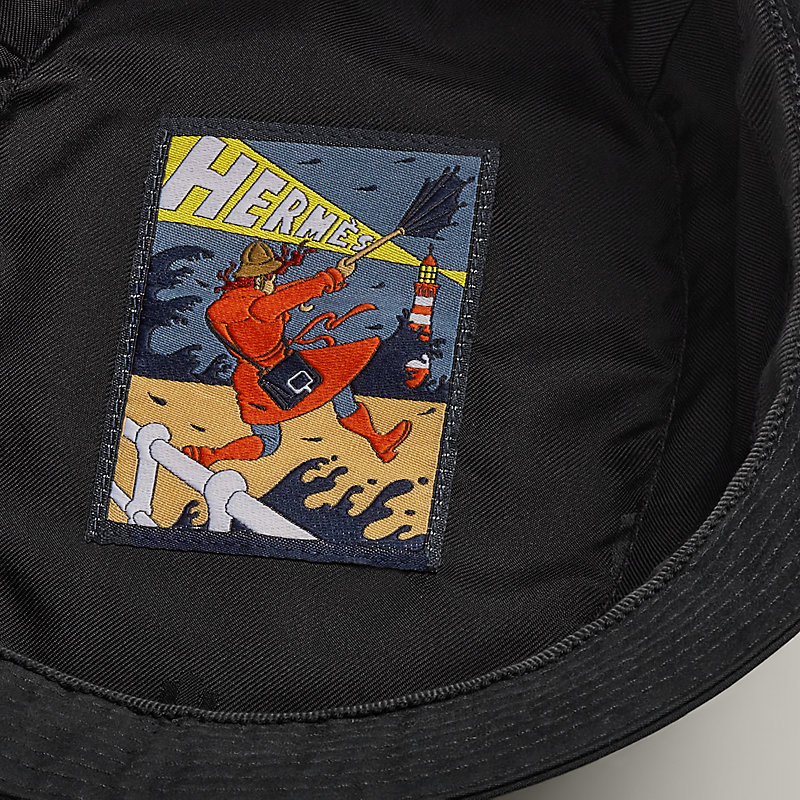 hermes calvi bucket hat