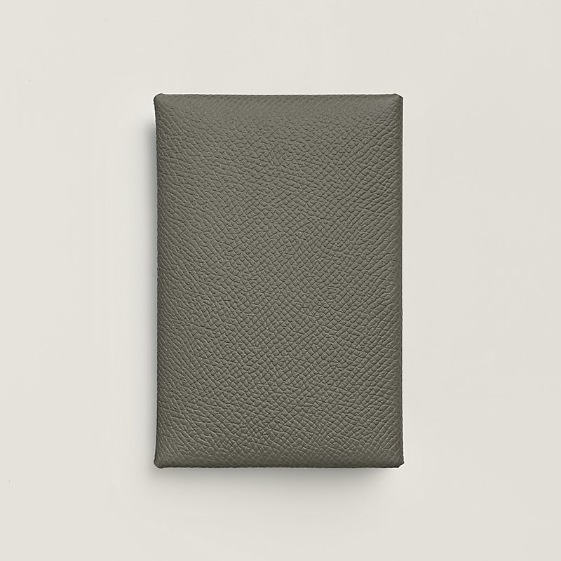 エルメス Calvi Duo Compact card holder / Noir Calvi Duo Compact card holder | Hermès Singapore