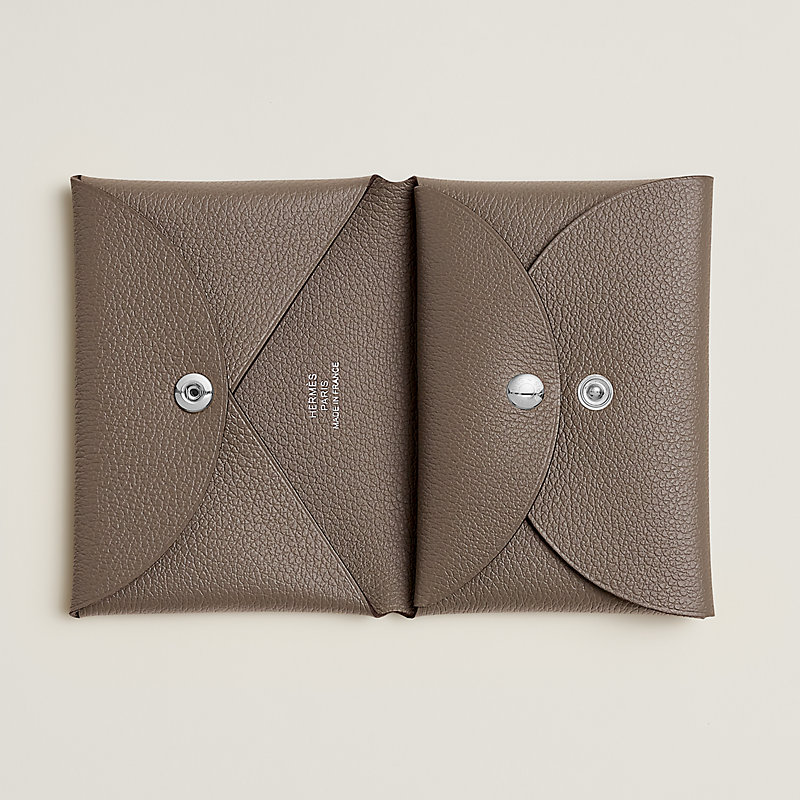 Calvi Duo Compact card holder | Hermès Saudi Arabia