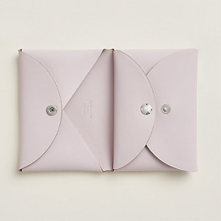 【HERMES】上質レザー ベーシックカラー Calvi Duo Compact 財布 Calvi Duo Compact card holder | Hermès USA