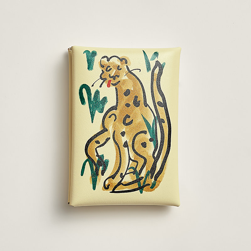 【お洒落カラー♪】HERMES Calvi Duoコンパクトカードホルダー Calvi Duo Compact verso card holder | Hermès Mainland China