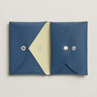 【かわいい♪ギフトにも】HERMES Calvi Duoカードホルダー Calvi Duo Compact card holder | Hermès Singapore