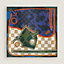 Camails a Carreaux scarf 90, View: Flat, flat, view 1 of 3