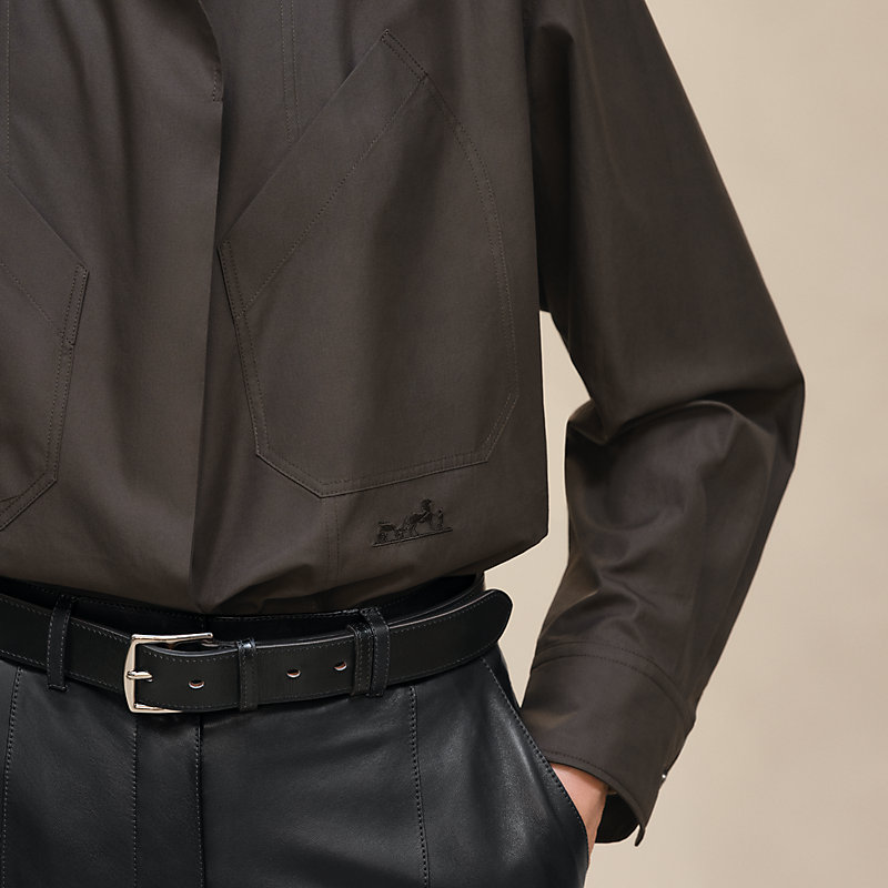 Camicia collo drappeggiato