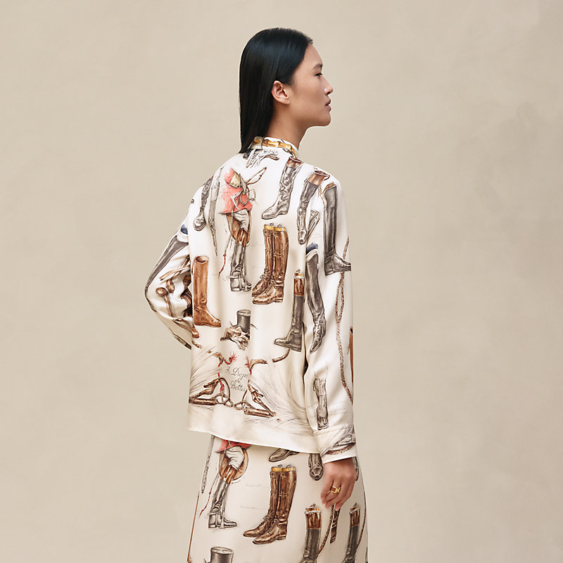 Camicia stampa “A Propos de Bottes”, Vista: , vista 3 su 7