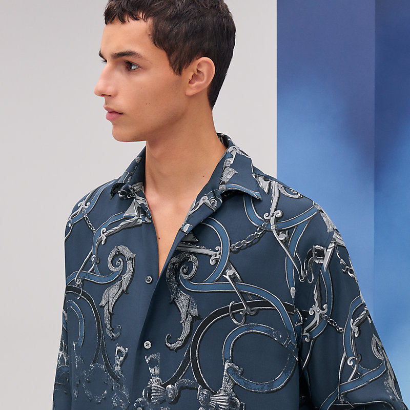 Camisa boxy "L'Instruction du Roy Patiné"