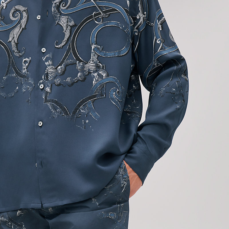 Camisa boxy "L'Instruction du Roy Patiné"