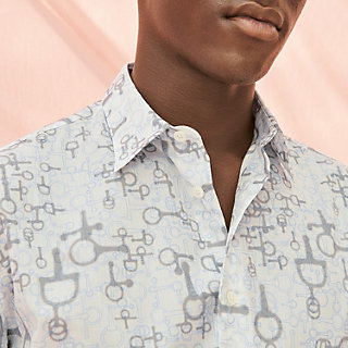 Camisa de corte ajustado con estampado \