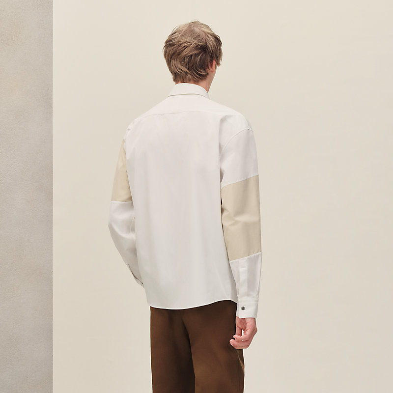 Camisa de corte boxy "en diagonale"