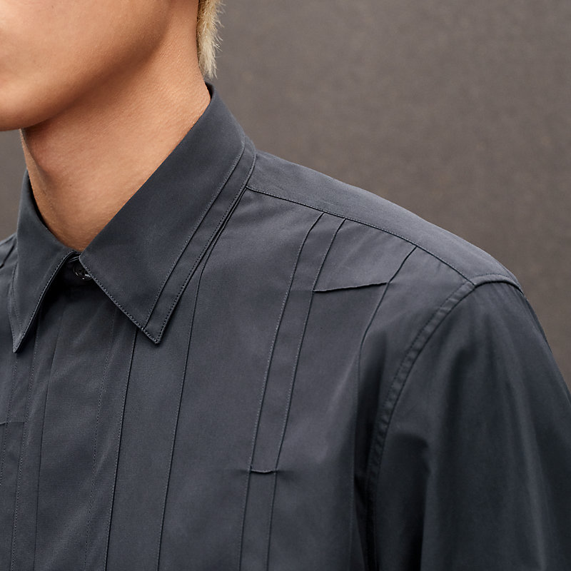 Camisa de corte recto "Nervures H"