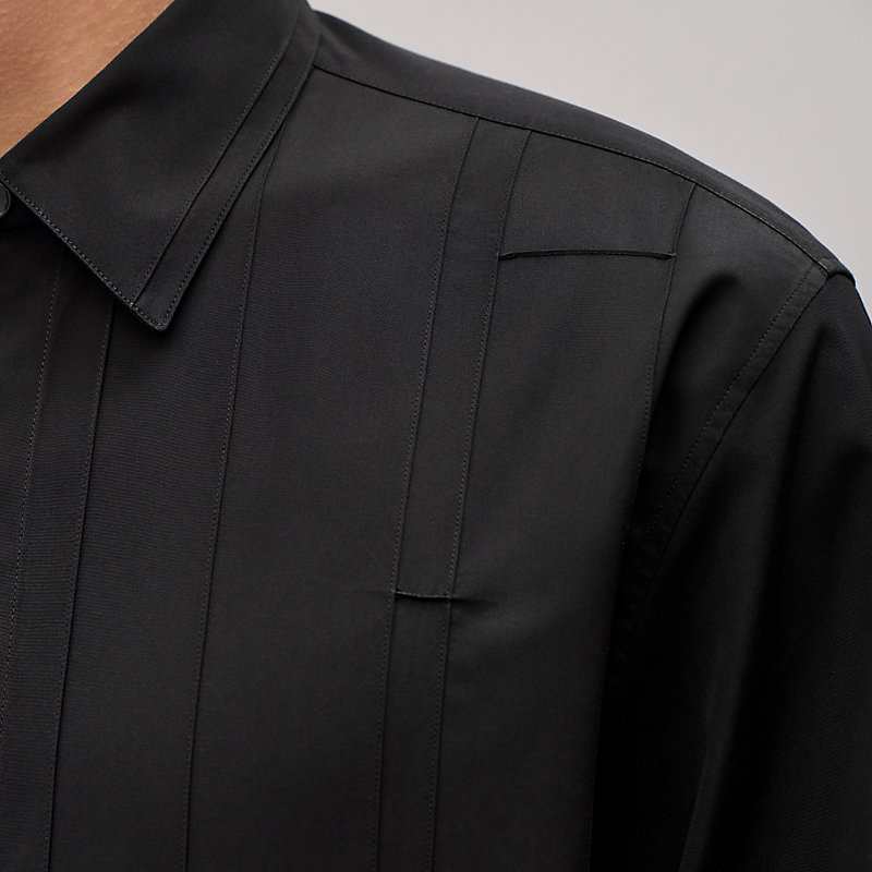 Camisa de corte recto "Nervures H"