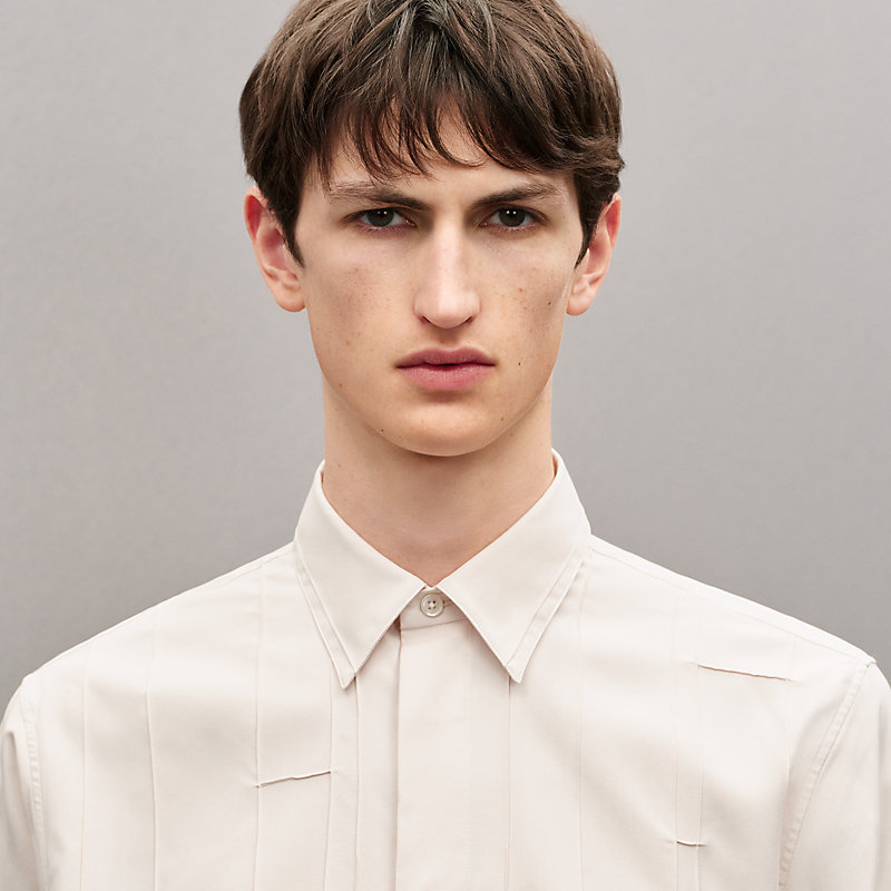 Camisa de corte recto "Nervures H"