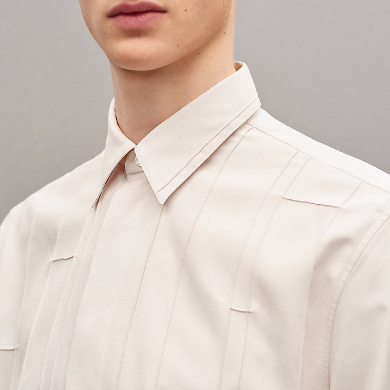 Camisa de corte recto "Nervures H"