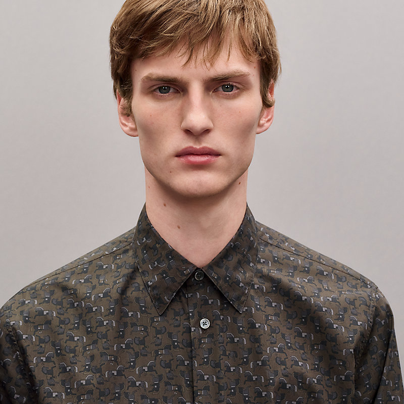 Camisa de corte recto "Quadrigalop"