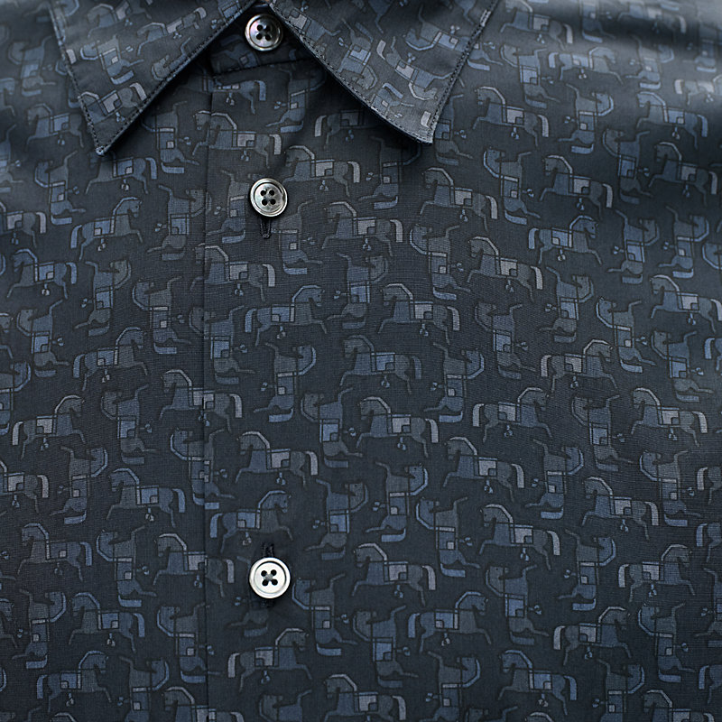 Camisa de corte recto "Quadrigalop"