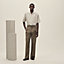Camisa de corte reto com mangas curtas e gola notched, Exibir: Sendo usado, worn, visualizar 1 de 5
