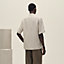 Camisa de corte reto com mangas curtas e gola notched, Exibir: Sendo usado, worn, visualizar 3 de 5