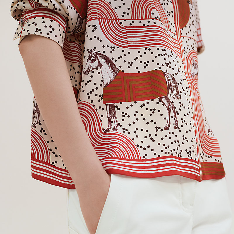Camisa masculina con estampado "Garde-Robe Pop"