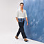 Camisa polo com mangas curtas "Rayures plongées" em cashmere, Exibir: Sendo usado, worn, visualizar 1 de 5