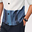 Camisa polo com mangas curtas "Rayures plongées" em cashmere, Exibir: Sendo usado, worn, visualizar 5 de 5