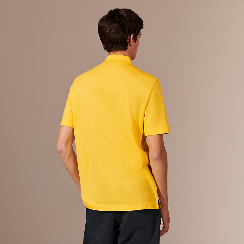 Camisa polo de botão com bordado "H", Exibir: , visualizar 3 de 4