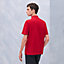 Camisa polo de botão com bordado "H", Exibir: Sendo usado, worn, visualizar 2 de 3