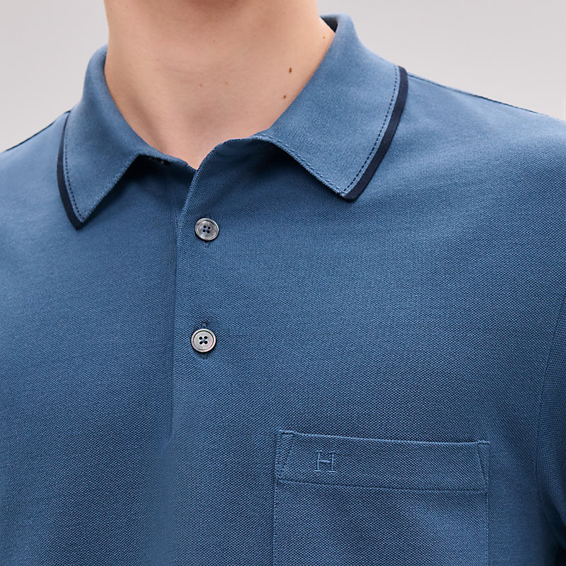 Camisa polo "Piqûres sellier"