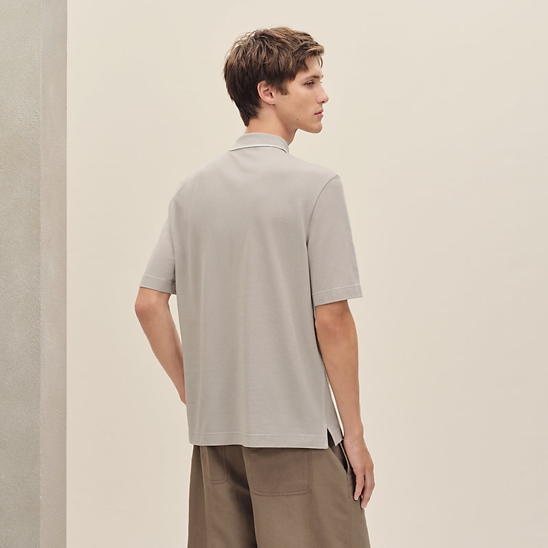 Camisa polo "Piqûres sellier"