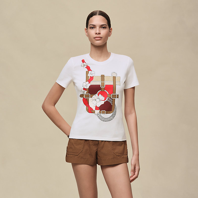 エルメス HERMES カルトゥッシュ グラン･マネージュ 6E4646DA Tシャツ マイクロTシャツ 《カルトゥッシュ》 | Hermès - エルメス-公式サイト