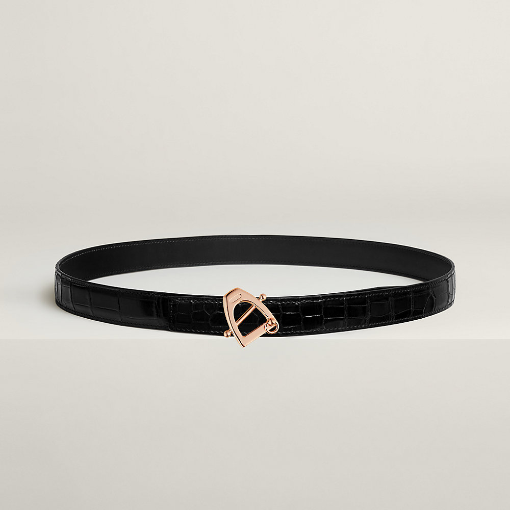 Canaille belt buckle & Leather strap 24 mm | Hermès USA display picture 3