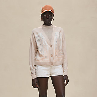 トップス HERMES SILK CARDIGAN Hermes silk print cardigan NWT size 38 1795.00 As always please DM